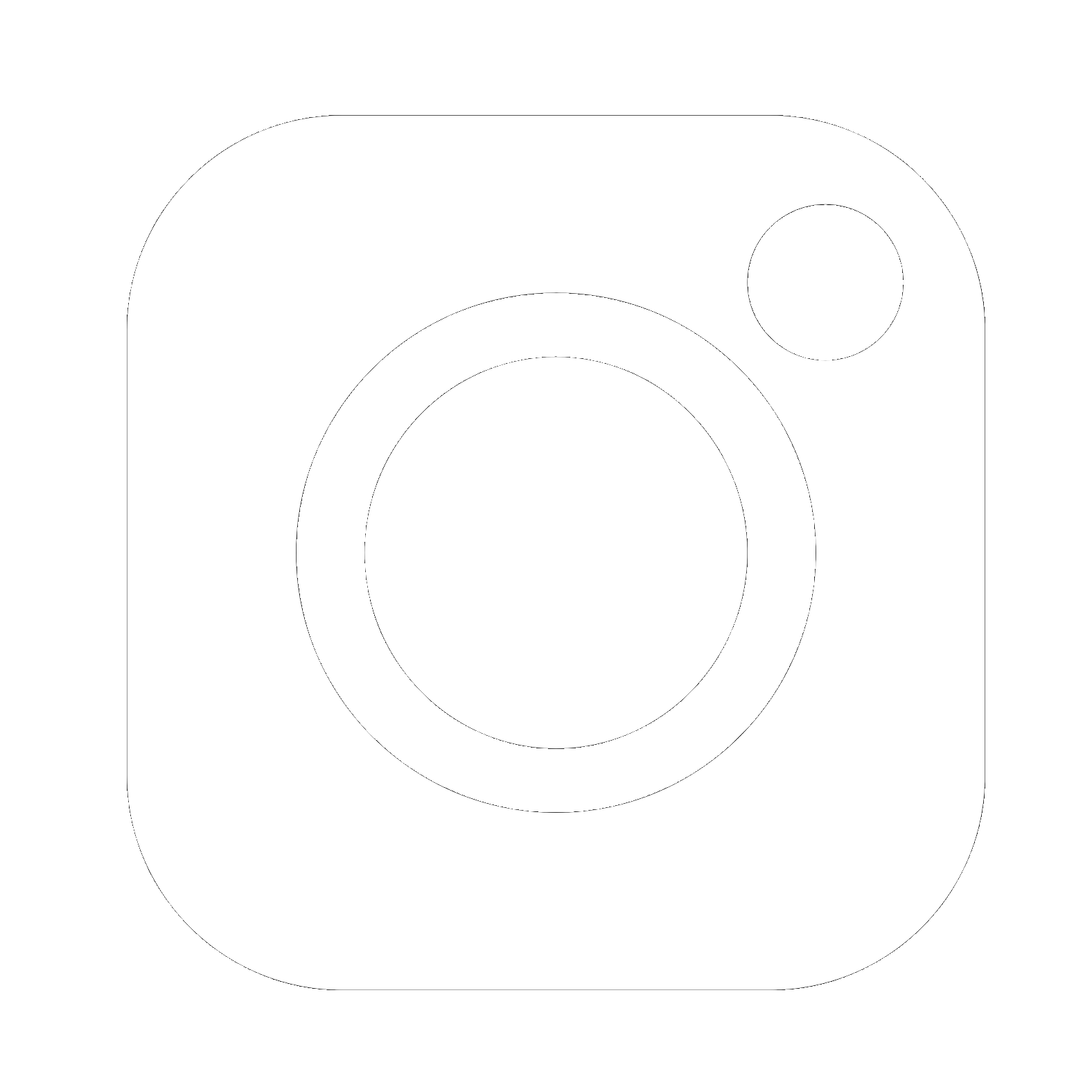 Instagram's logo. Clicking this logo will redirect the user to ADHD Magazine's instagram page